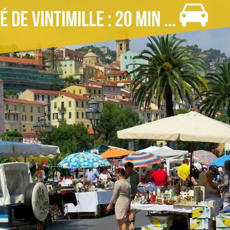 Appartement Duplex Vieille - Sea View Menton